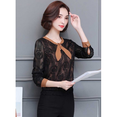 blouse brukat korea T4858