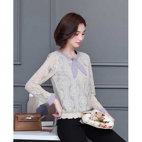 blouse brukat korea T4859