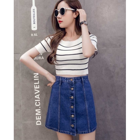 rok denim T4869