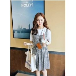 dress wanita import D878