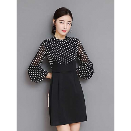 dress wanita import d5340