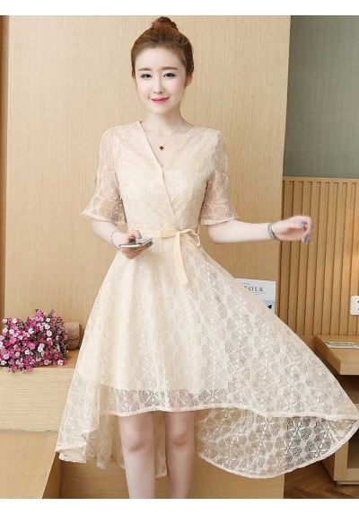 dress brukat korea D5352