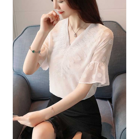 blouse korea T4896