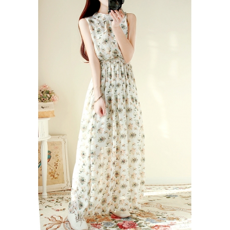 long dress chiffon D5359