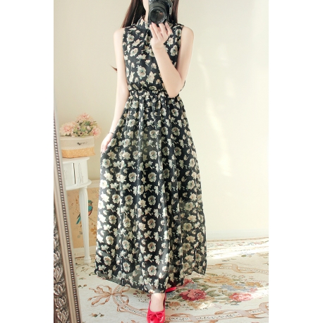 long dress chiffon D5359