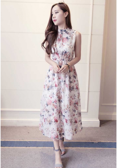 long dress chiffon D5361