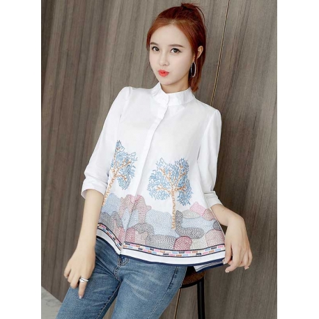 blouse korea T4908