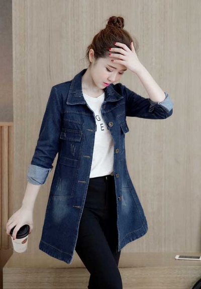 jaket denim import T4916