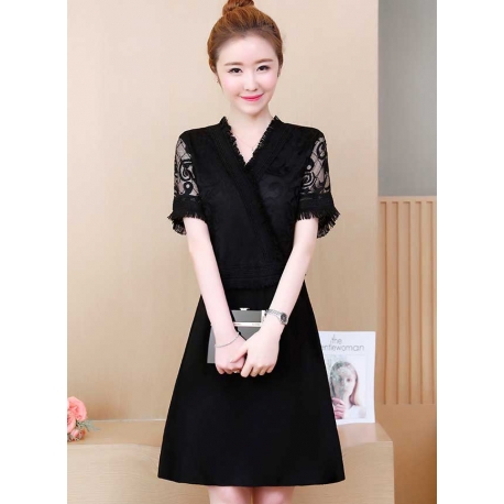 dress wanita import d5375