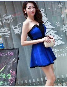 dress pesta wanita D887