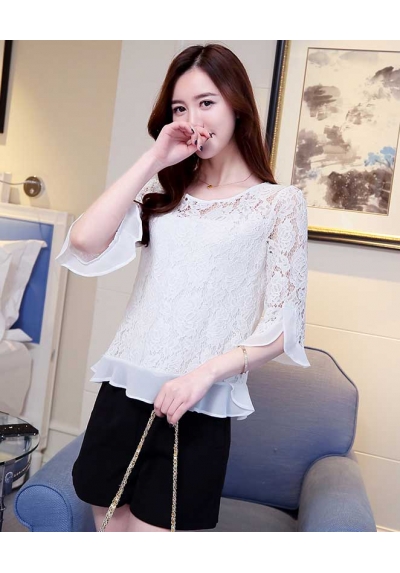 blouse brukat korea T4943