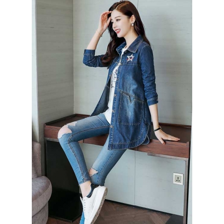 jaket denim T4955