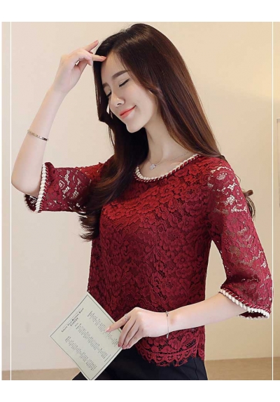 blouse brukat korea T4959