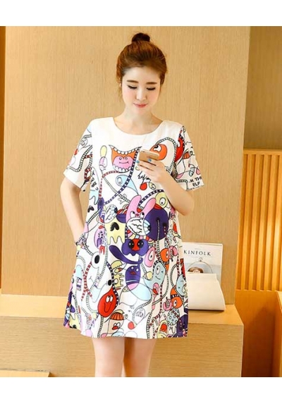 dress wanita import d5413