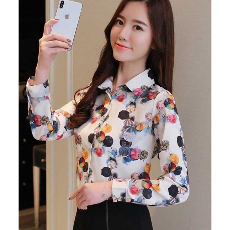 kemeja wanita import T4997