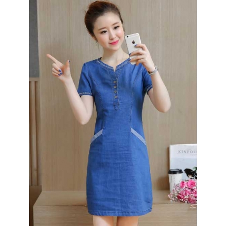 dress denim import D5435