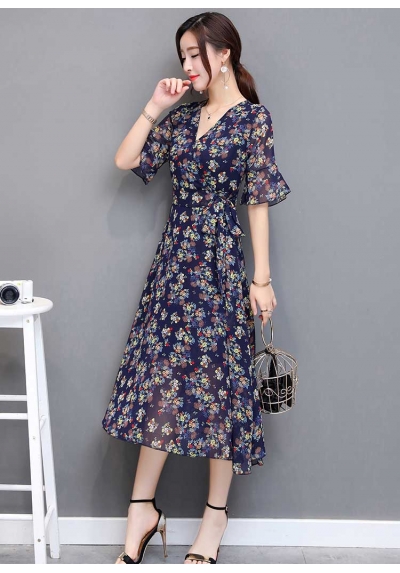 dress wanita import D5436