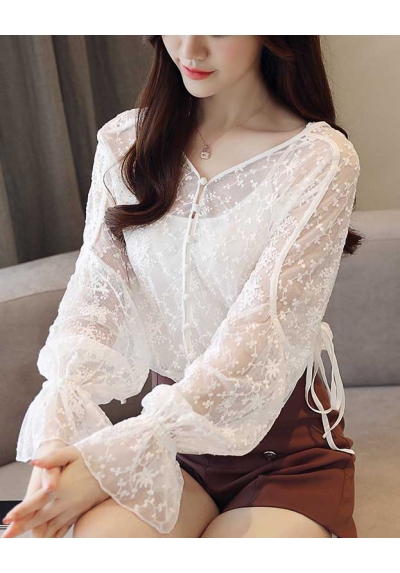 blouse korea T4990