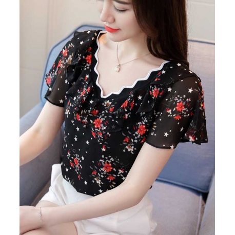 blouse korea T5041