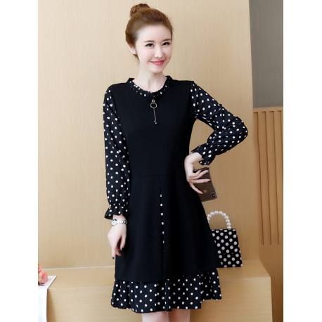 dress wanita import D5501