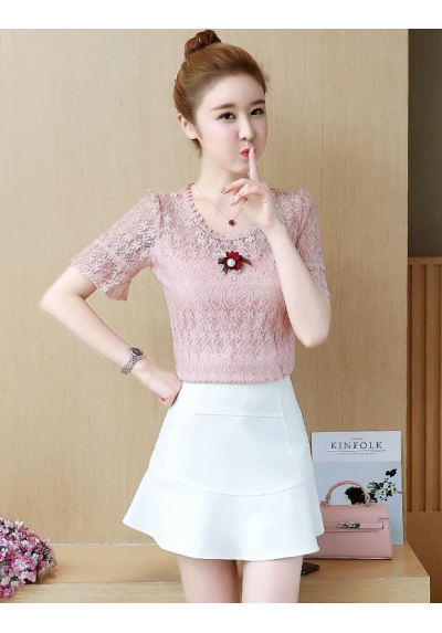 blouse brukat korea T5059