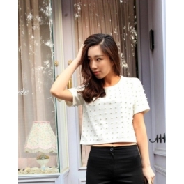 blouse crop tee T1144