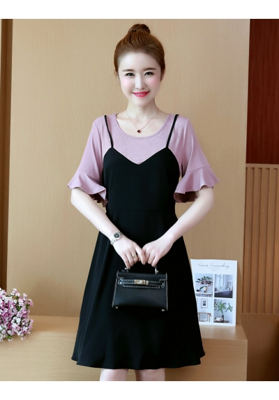 midi dress korea D5543