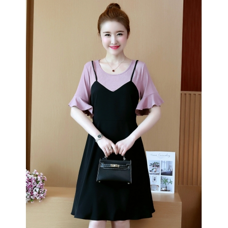 midi dress korea D5543