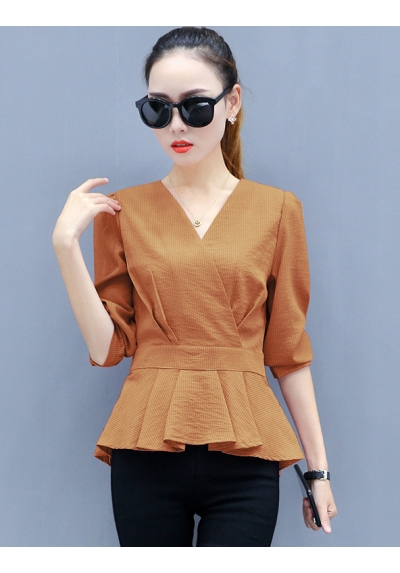 blouse  wanita korea T5137