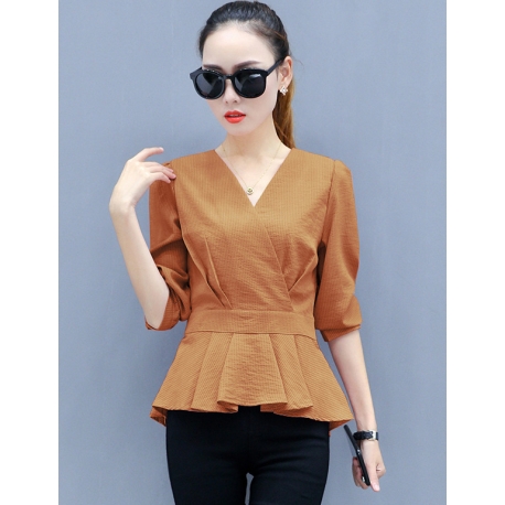 blouse  wanita korea T5137