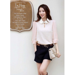 blouse wanita korea T1174