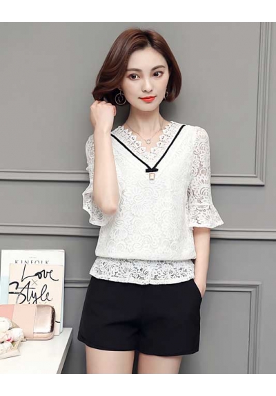 blouse brukat korea T5193