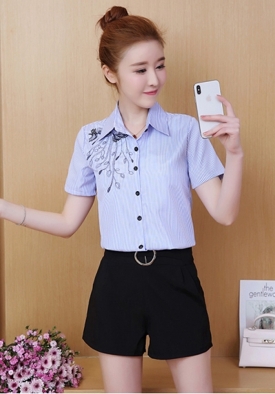 kemeja wanita import T5208