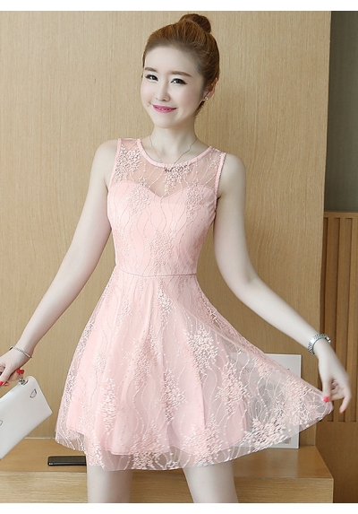 mini dress brukat D5608