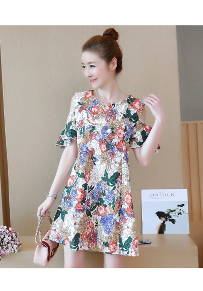 dress wanita import D5611