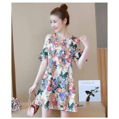 dress wanita import D5611