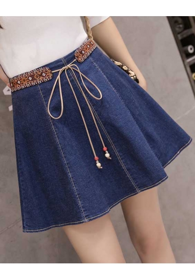 celana rok denim T5304