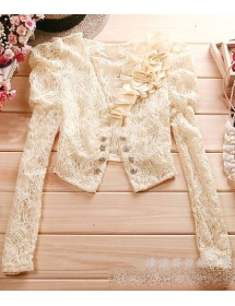 blazer wanita bahan brukat T1212