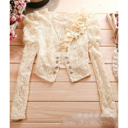 blazer wanita bahan brukat T1212