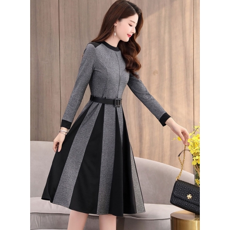 midi dress korea D5680