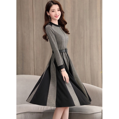 midi dress korea D5680