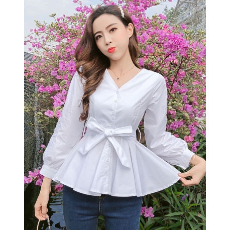 blouse wanita korea T5342