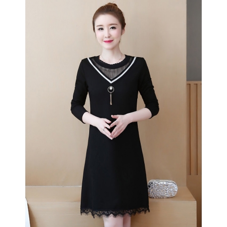 dress wanita import D5683