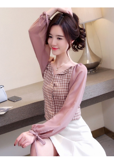 blouse wanita korea T5349