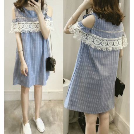 dress wanita import D5695