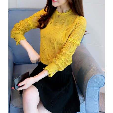 blouse brukat korea T5353