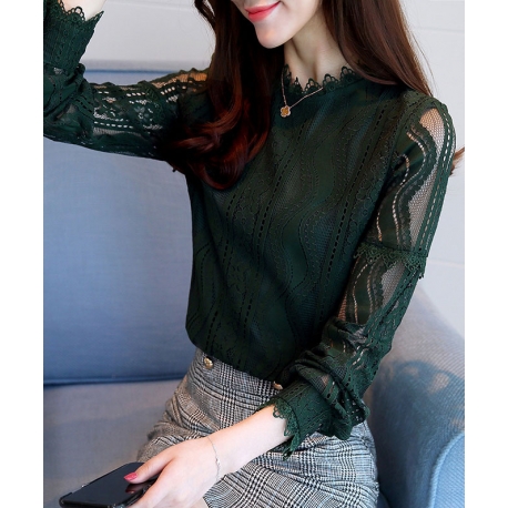 blouse brukat korea T5355