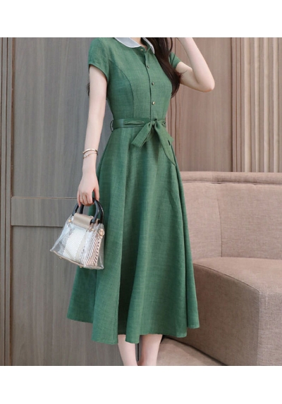 midi dress korea D5697