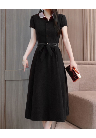 midi dress korea D5699