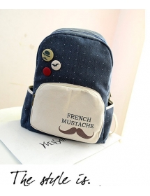 tas ransel kumis polkadot Bag556